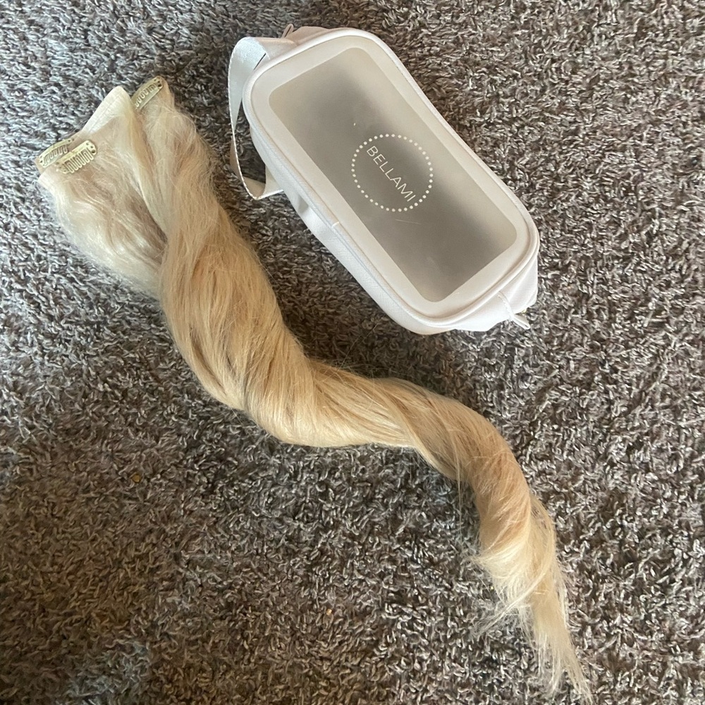 Bellami Blonde Human Hair Extensions 16 inches